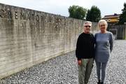 Visit by Johannes Dobbek an his wife at the Mauthausen and Gusen Memorial (photo credits: Mauthausen Memorial)