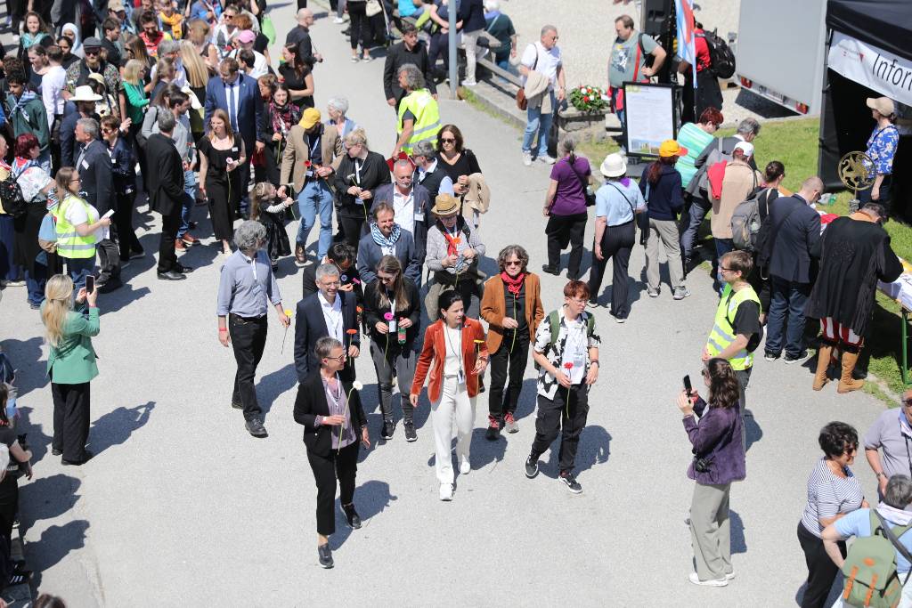 Internationale Befreiungsfeier an der KZ-Gedenkstätte Mauthausen, 11. Mai 2025