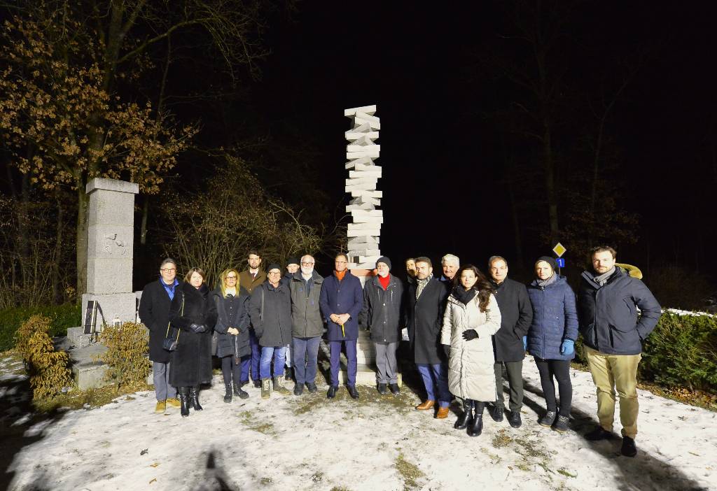 Enthüllung Außenlager-Stele in Gunskirchen