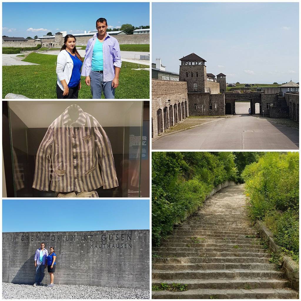 Visit of Michaela Horvath (photo credits: Mauthausen Mauthausen)