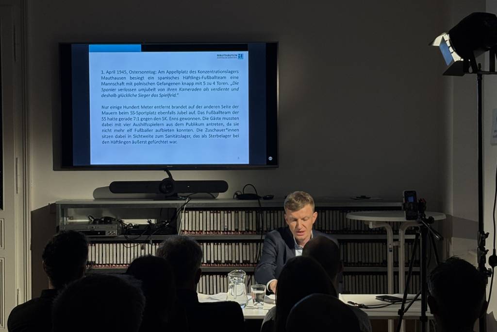 Evening Lecture mit Bernhard Kolbe: Die Rolle von Fußball im KZ-Komplex Mauthausen-Gusen