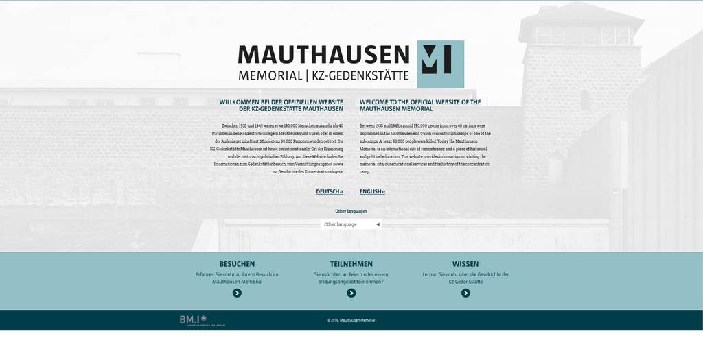 KZ-Gedenkstätte Mauthausen mit neuem Online-Auftritt