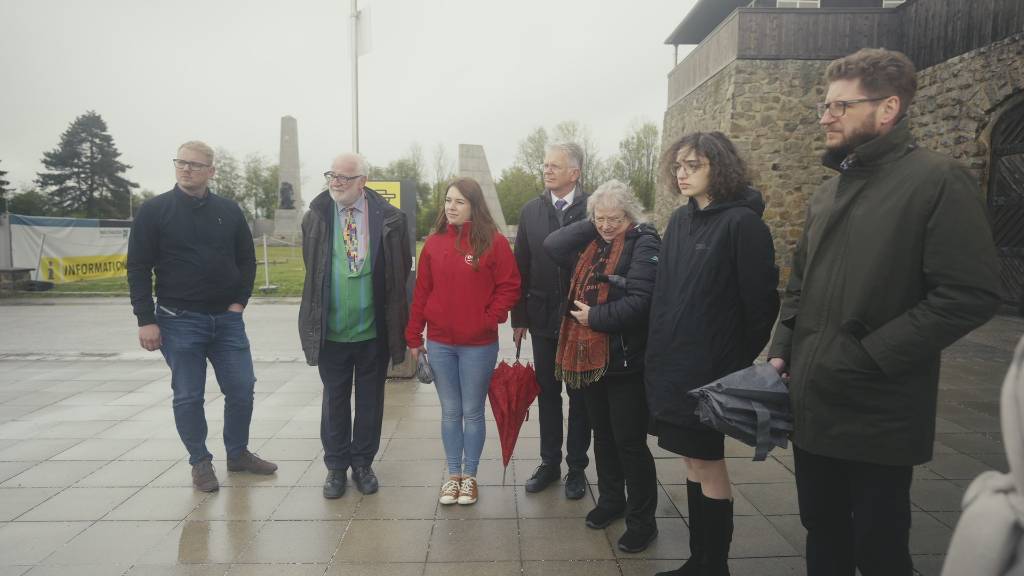 Filmdreh für die Gedenkveranstaltung des Parlaments