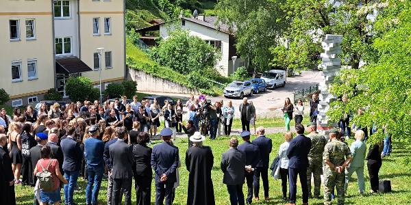 Gedenkfeier am Ort des ehemaligen KZ-Außenlagers Melk