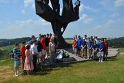 Pupils from St. John’s Preparatory School, Danvers, Massachusetts (photo credits: Mauthausen Memorial)