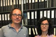 Tour of the collections in Vienna with the director of the International Tracing Service (ITS) (photo credits: Mauthausen Memorial)