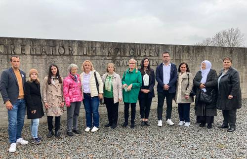 Besuch einer Delegation der Gedenkstätte Srebrenica