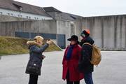 Visit by Natalia Egorova (photo credits: Mauthausen Memorial)